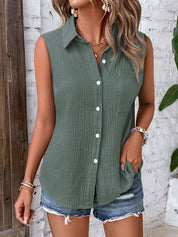 Blusa Feminina Sem Mangas - Philippa