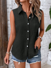 Blusa Feminina Sem Mangas - Philippa