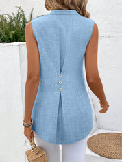 Blusa Feminina com Detalhe de Botões nas costa - Oriane