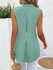 Blusa Feminina com Detalhe de Botões nas costa - Oriane