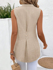 Blusa Feminina com Detalhe de Botões nas costa - Oriane