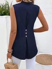 Blusa Feminina com Detalhe de Botões nas costa - Oriane