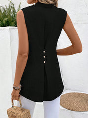 Blusa Feminina com Detalhe de Botões nas costa - Oriane