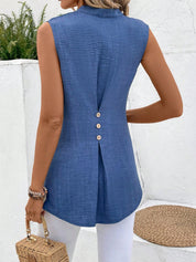 Blusa Feminina com Detalhe de Botões nas costa - Oriane
