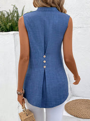 Blusa Feminina com Detalhe de Botões nas costa - Oriane