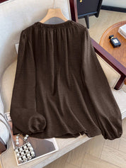 Blusa Feminina de Manga longa Bufante - Doralice. Plus Size