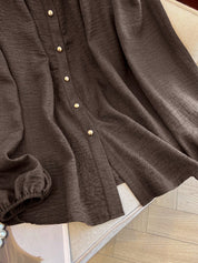 Blusa Feminina de Manga longa Bufante - Doralice. Plus Size