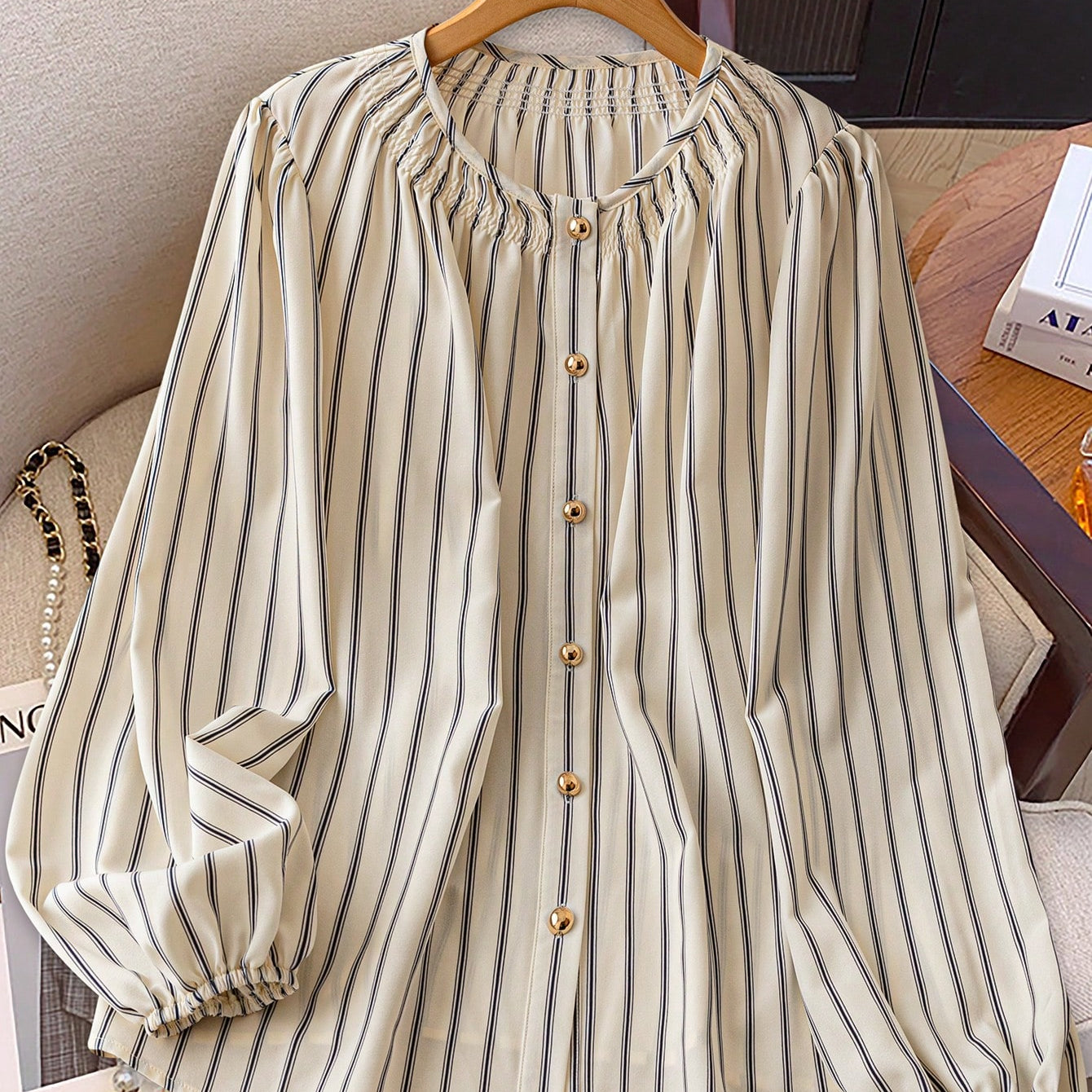 Blusa Feminina de Manga longa Bufante - Doralice. Plus Size