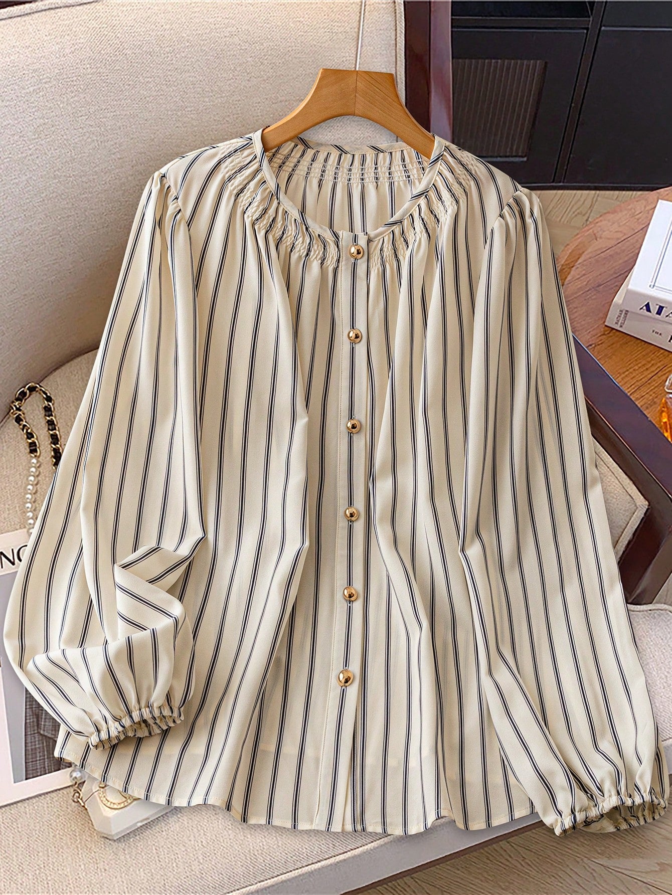 Blusa Feminina de Manga longa Bufante - Doralice. Plus Size