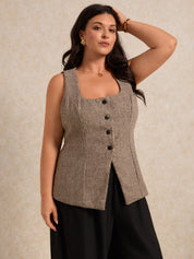Blusa feminina com botões Talita