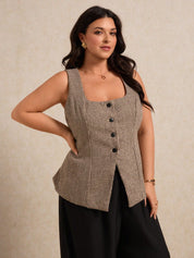 Blusa feminina com botões Talita