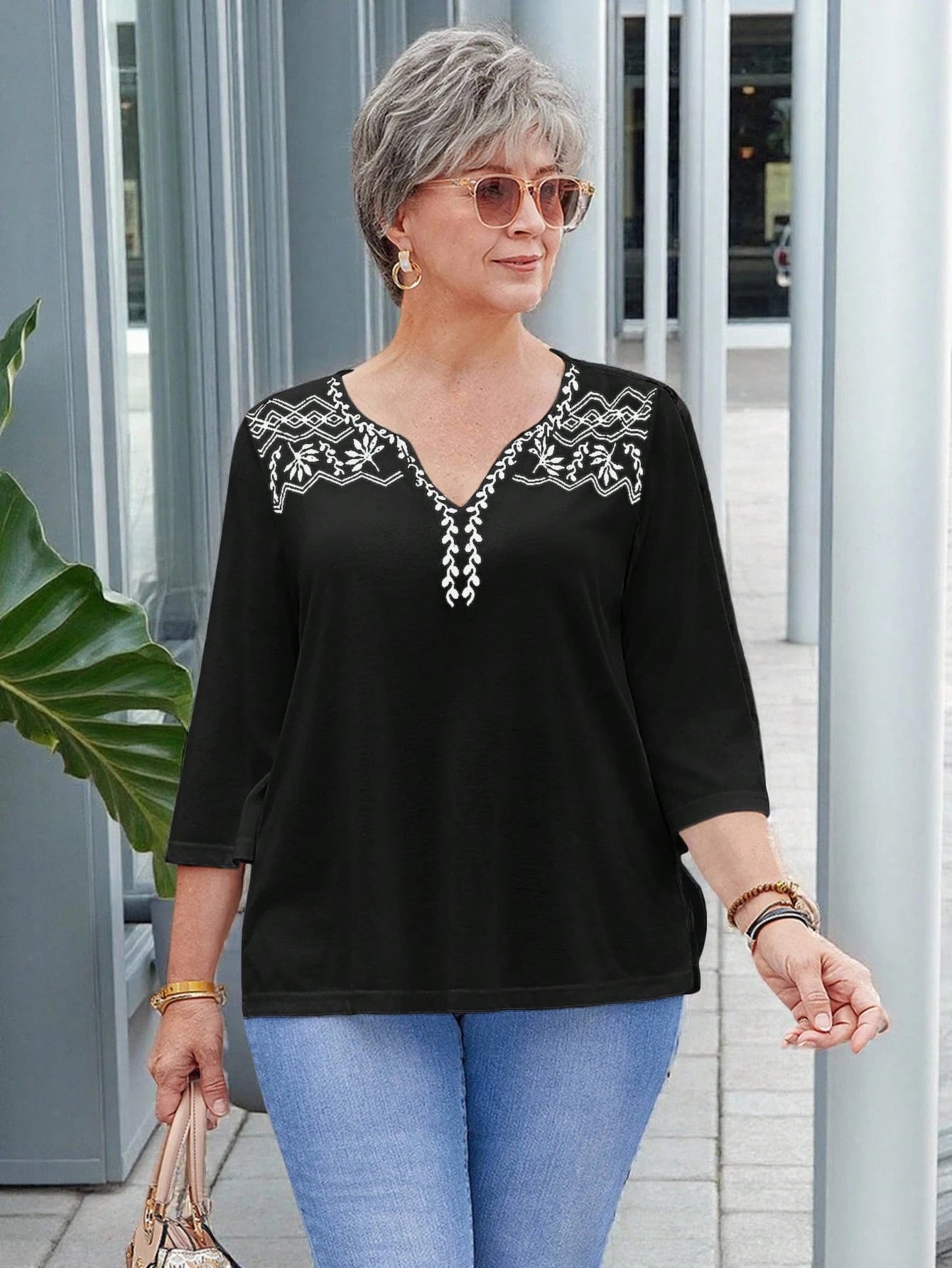 Blusa feminina plus size Rosie