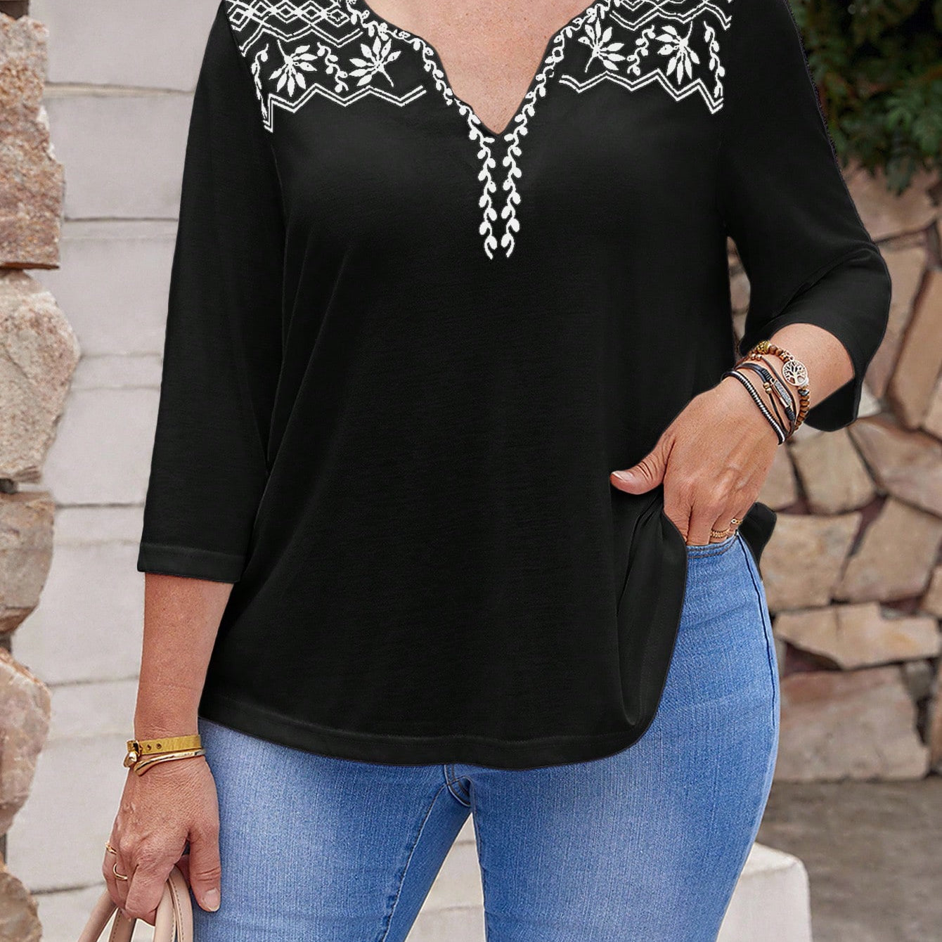 Blusa feminina plus size Rosie