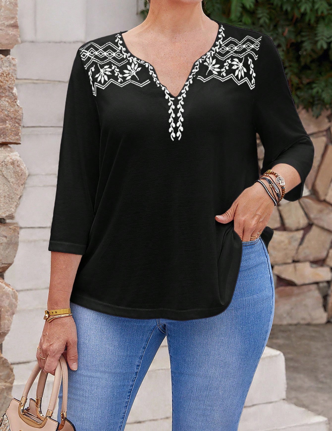 Blusa feminina plus size Rosie
