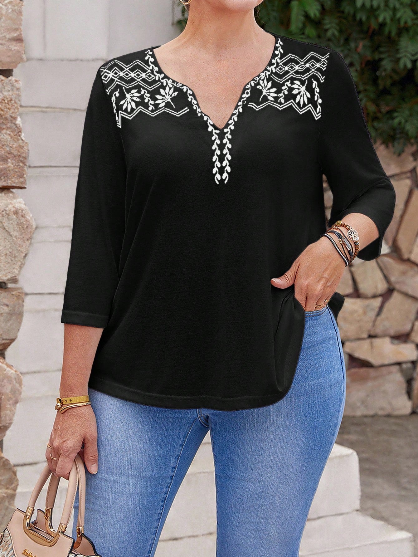 Blusa feminina plus size Rosie