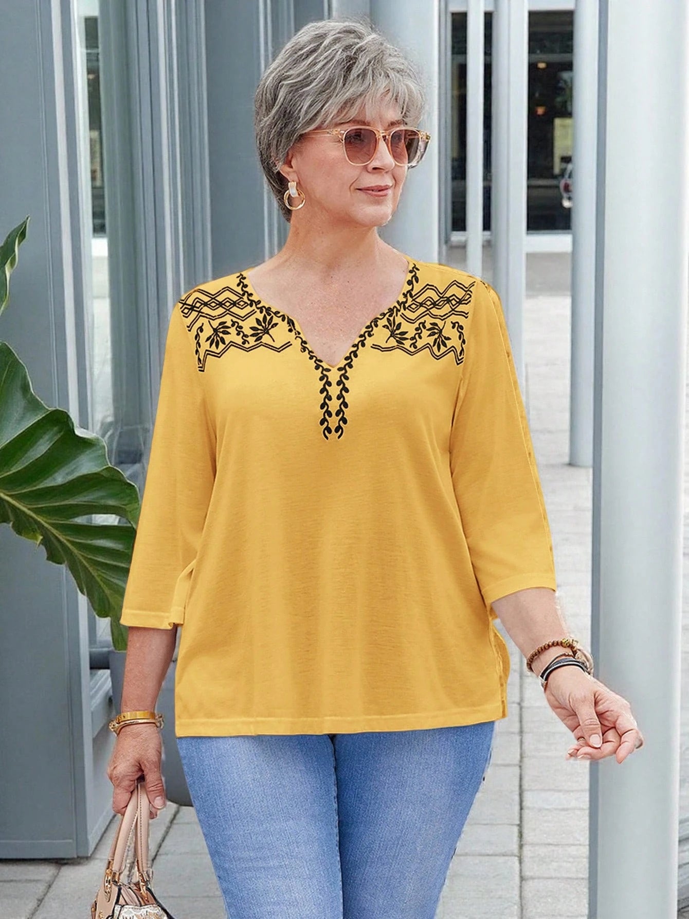 Blusa feminina plus size Rosie