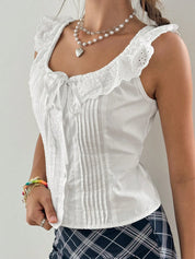 Camisa Feminina com bainha franzida - Alix