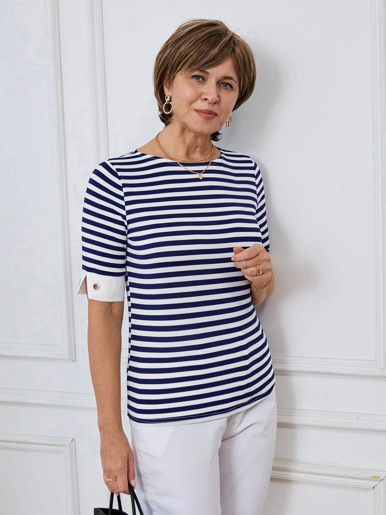 Camisa Feminina de Manga Curta - Fabi