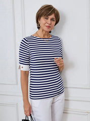Camisa Feminina de Manga Curta - Fabi