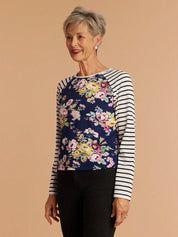 Camisa Feminina de Manga Raglan - Hanna