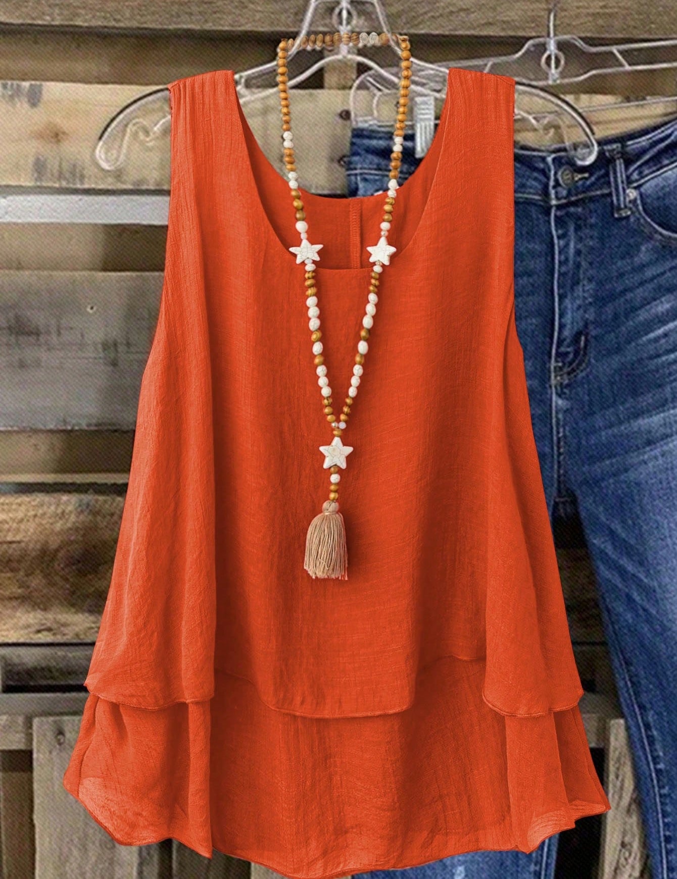 Camisa Regata Vintage, Babados em Camadas. Plus size - Louise