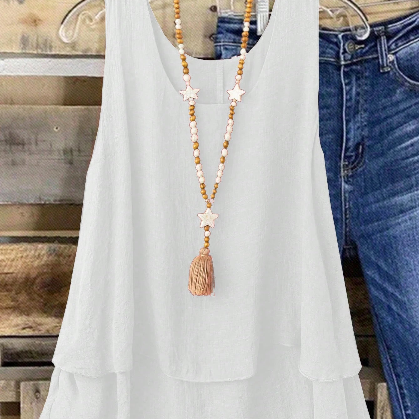 Camisa Regata Vintage, Babados em Camadas. Plus size - Louise