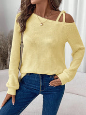 Camisa feminina com Gola Assimétrica - Estelle