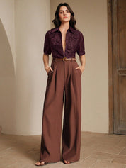 Camisa feminina elegante Francia