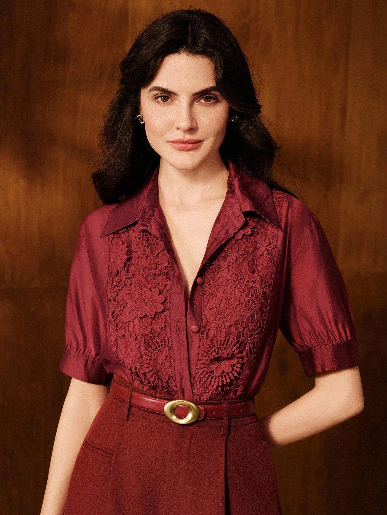 Camisa feminina elegante Francia