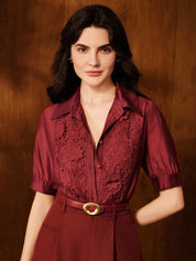 Camisa feminina elegante Francia