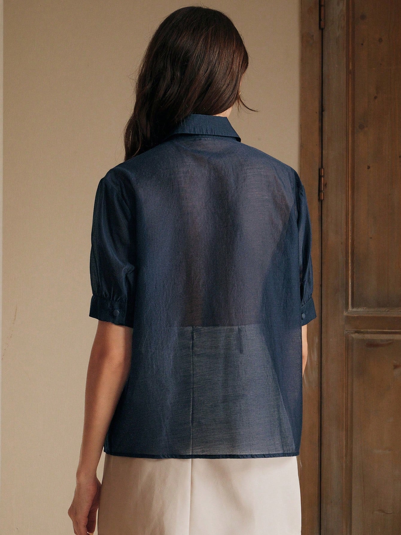 Camisa feminina elegante Francia