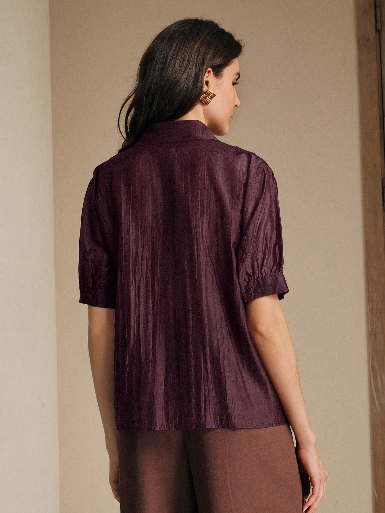 Camisa feminina elegante Francia