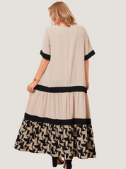 Vestido feminino elegante e moderno plus size Britanny