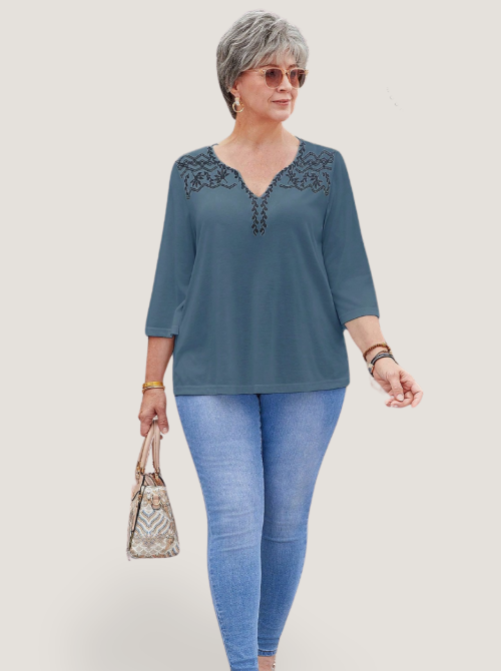 Blusa feminina plus size Rosie