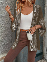 Cardigan Estilo Boêmio com Manga Sino - Freya