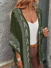 Cardigan Estilo Boêmio com Manga Sino - Freya
