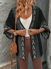 Cardigan Estilo Boêmio com Manga Sino - Freya