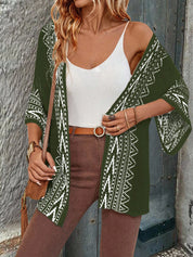 Cardigan Estilo Boêmio com Manga Sino - Freya