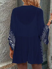 Cardigan Estilo Boêmio com Manga Sino - Freya