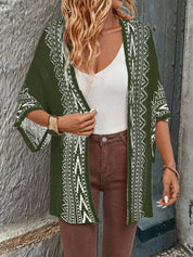 Cardigan Estilo Boêmio com Manga Sino - Freya