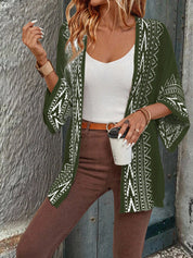 Cardigan Estilo Boêmio com Manga Sino - Freya