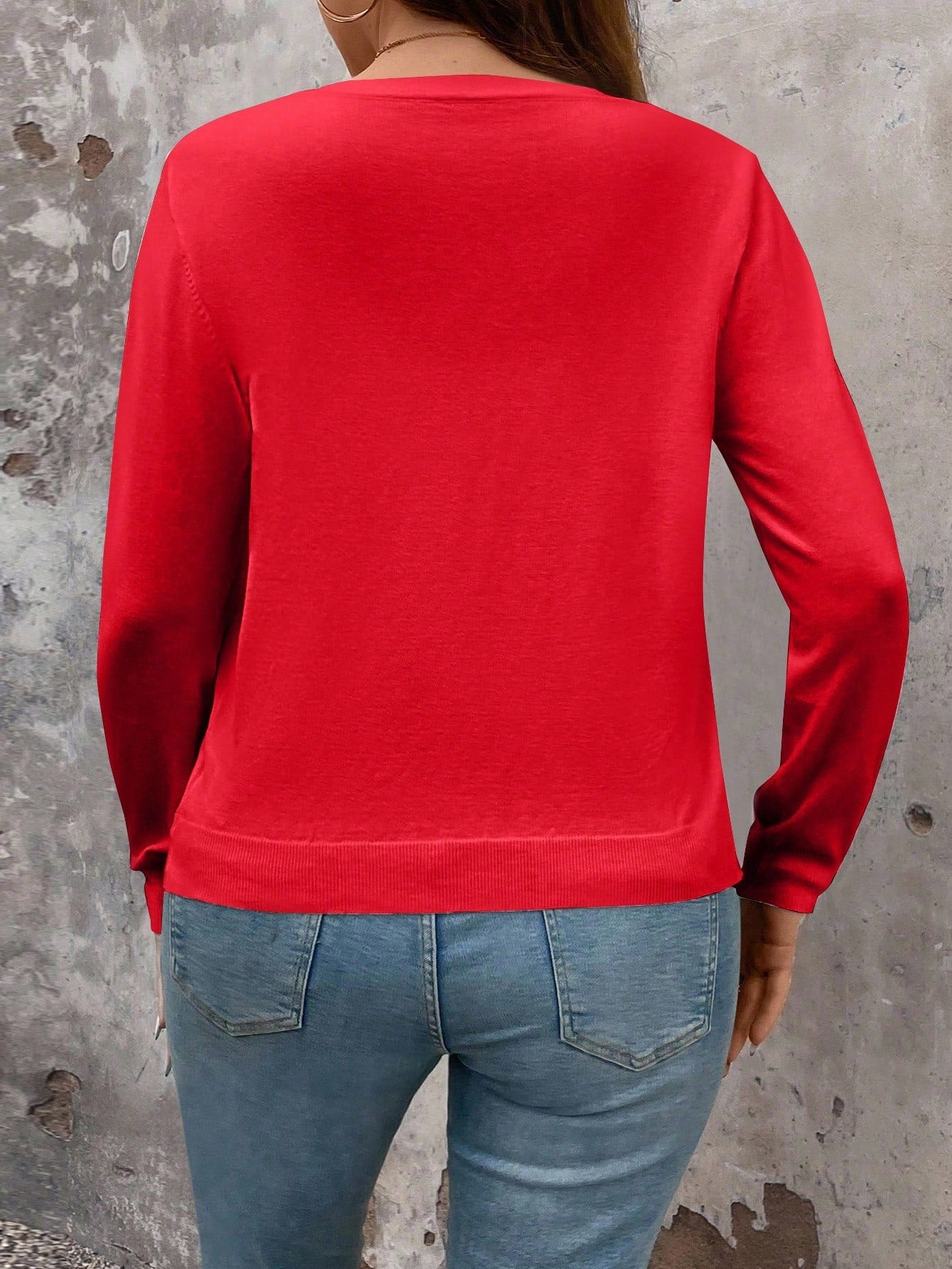 Cardigan de Manga Longa Botões na Frente - Gisele. Plus Size