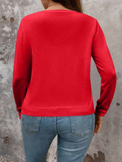 Cardigan de Manga Longa Botões na Frente - Gisele. Plus Size