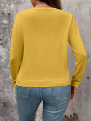 Cardigan de Manga Longa Botões na Frente - Gisele. Plus Size