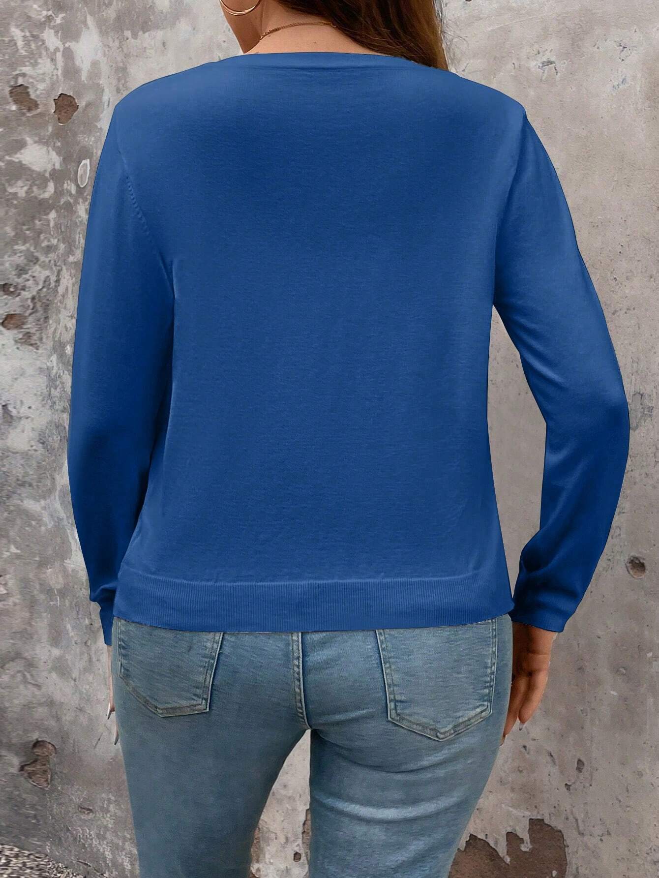 Cardigan de Manga Longa Botões na Frente - Gisele. Plus Size