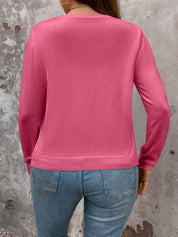 Cardigan de Manga Longa Botões na Frente - Gisele. Plus Size