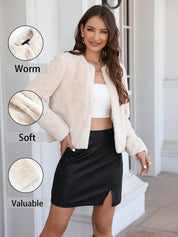 Cardigan feminino aveludado Monik