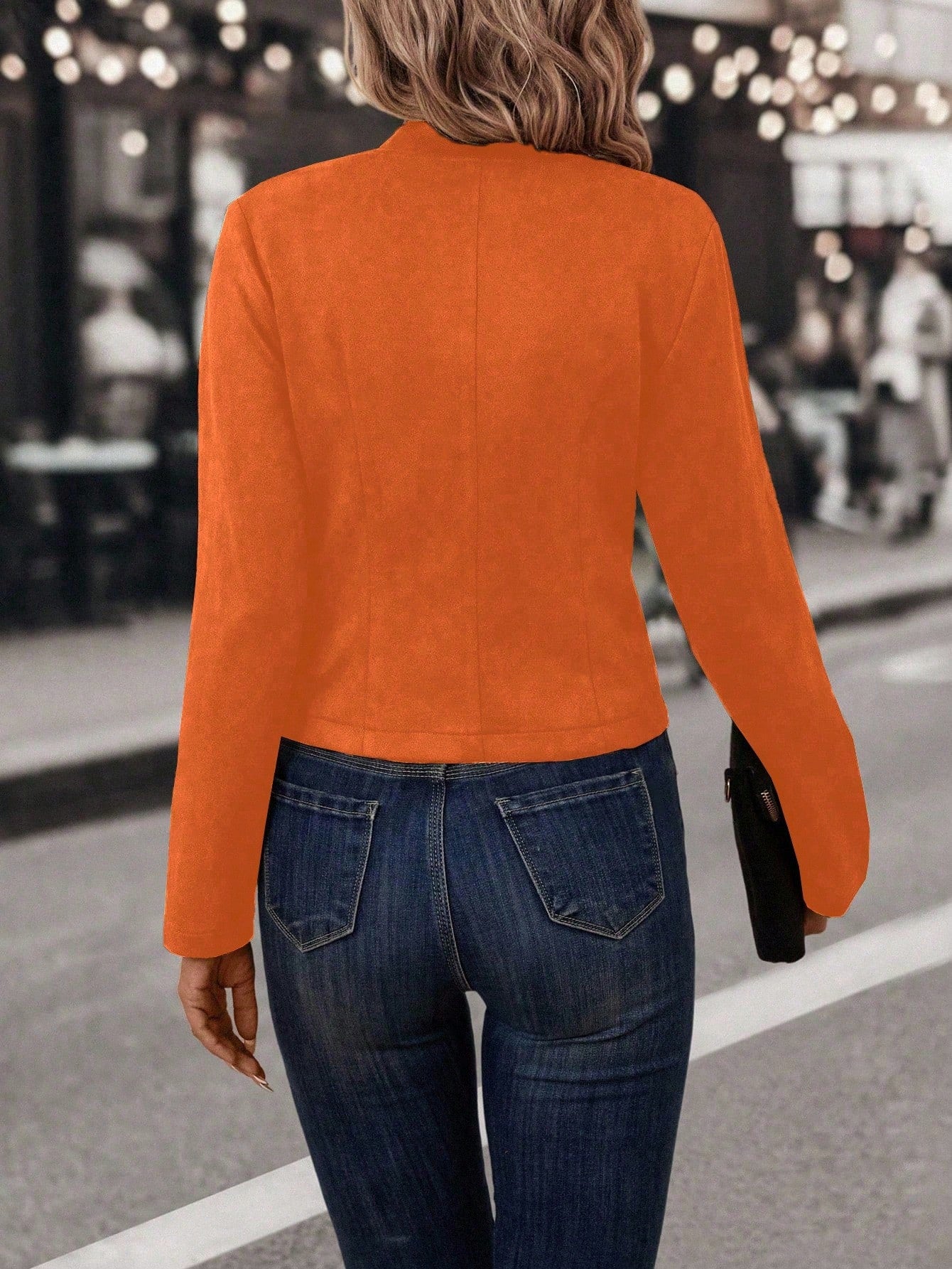 Casaco Feminino casual com botões frontais Milena