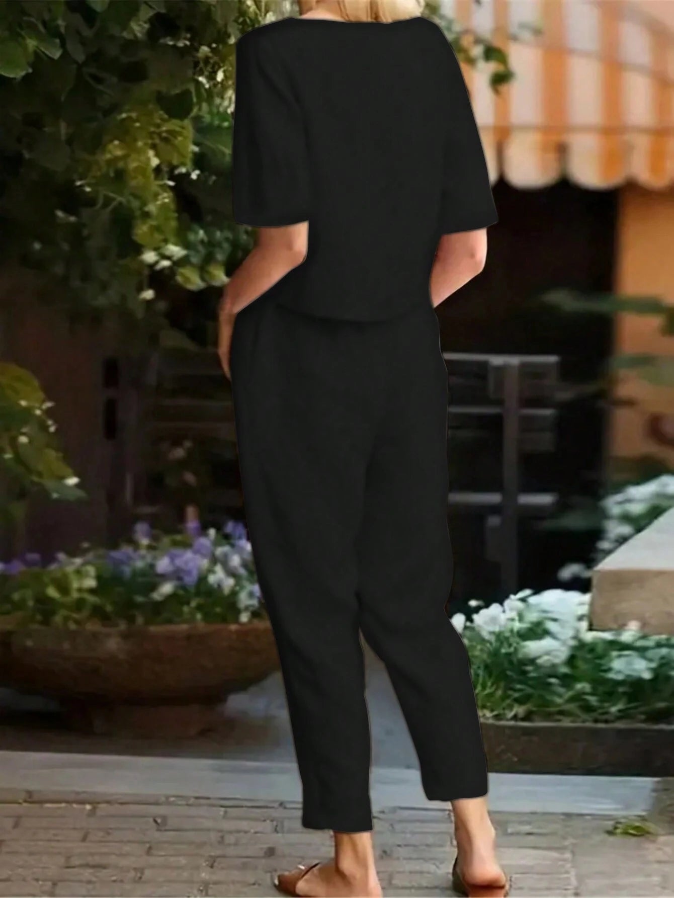 Conjunto Feminino de 2 peças com Camisa e Calça - Amelia