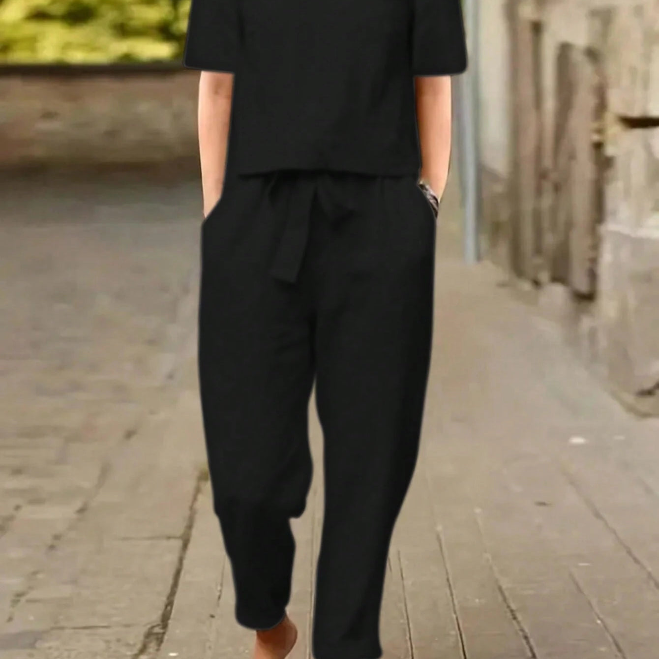 Conjunto Feminino de 2 peças com Camisa e Calça - Amelia